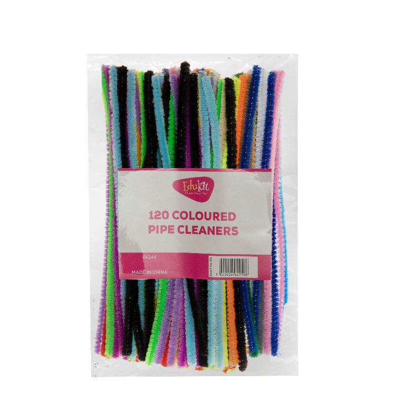 Assorted Colour Long Pipe Cleaners - 120/Pack – Edukit